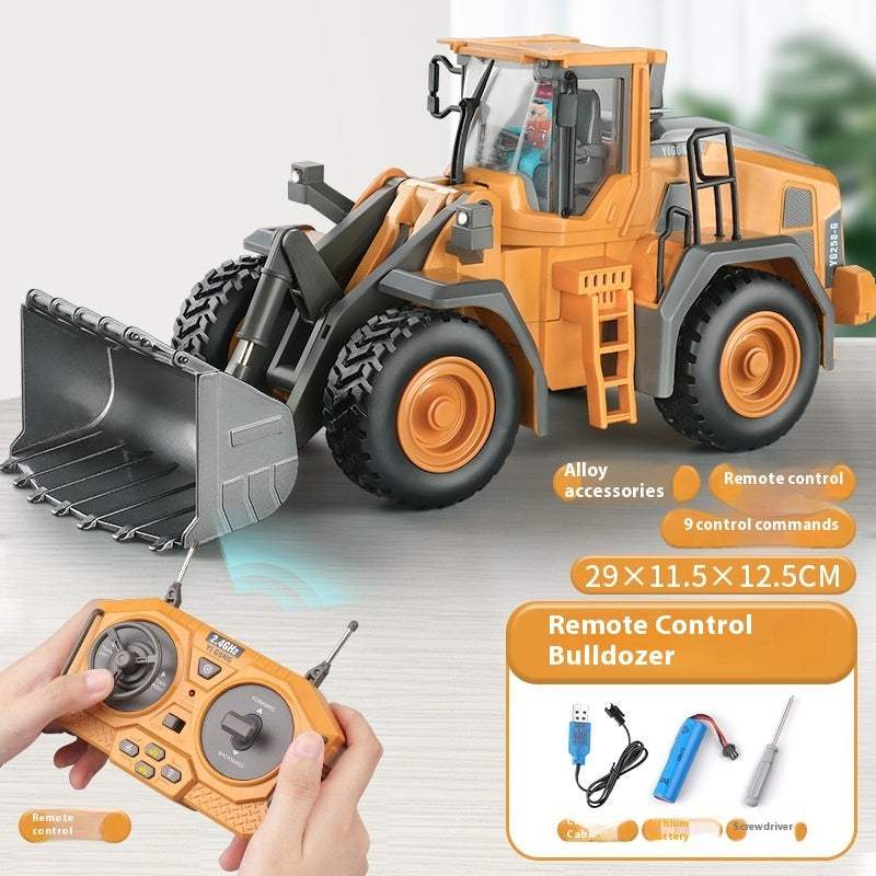 Kids Ride-On Excavator Toy – Remote Control Construction Vehicle for Toddlers – Engineering Car Toy for 4–6 Years Old - Shofora Store