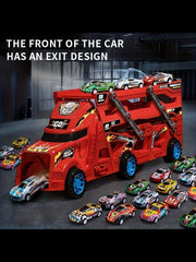 Transforming Catapult Toy Car Set – Deformation Action Car with Launch Feature for Kids' Imaginative Play