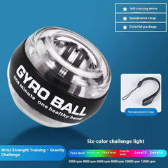 Premium Gyro Ball: Auto-Start Wrist Strengthener & Forearm Exerciser for Enhanced Grip Strength - Shofora Store