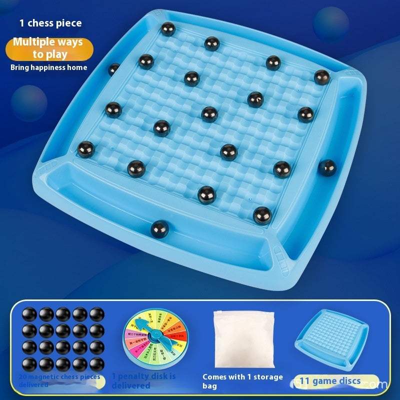 Magnetic Effect Double Board Game – Logic Thinking Training Puzzle for Kids – Magnetic Battle Chess Toy - Shofora Store