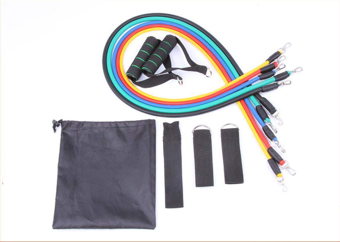 Premium Resistance Bands: 5-Level Pull Rope Set for Complete Home Strength Training - Shofora Store
