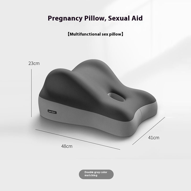Memory Foam Multifunction Pillow – Hip Support Bedside Cushion & Face Down Sleep Sofa Pillow