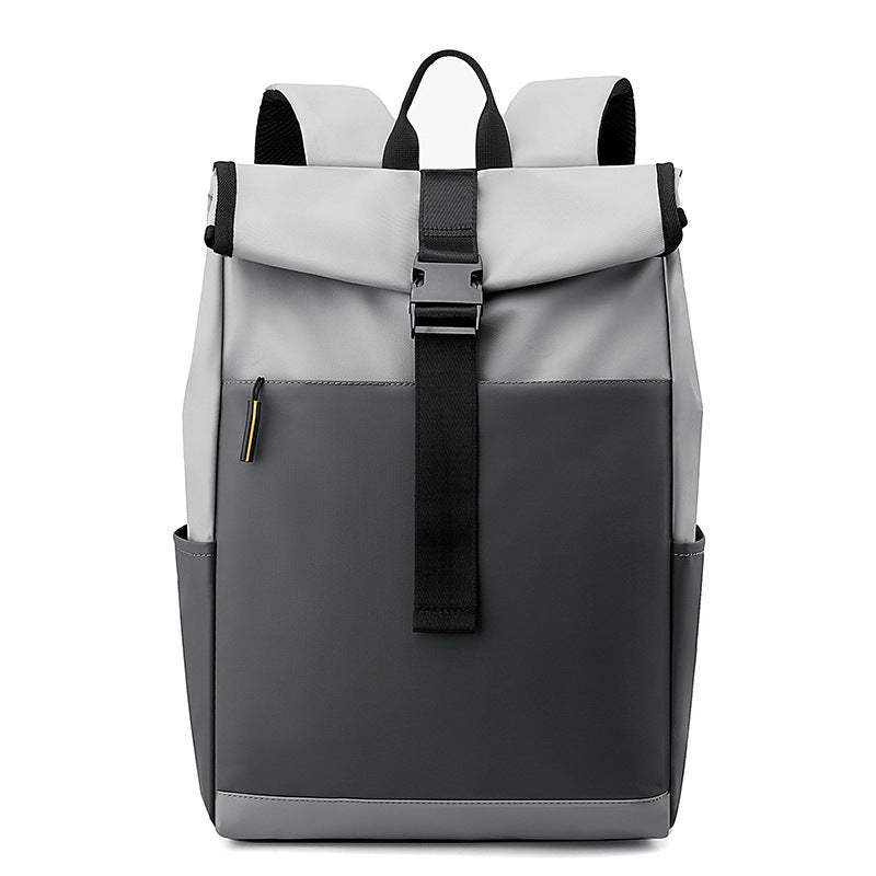Waterproof Laptop Backpack – Unisex Casual Fashion Travel Bag with Curved Straps – Black, Gray, Dark Gray - Shofora Store