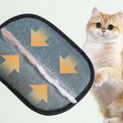 Pet Hair Remover Glove – Deshedding Brush Mitt for Dogs, Cats & Rabbits – Grooming Glove for Long, Short & Curly Hair