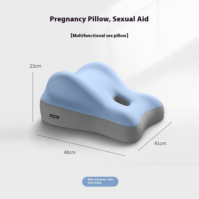 Memory Foam Multifunction Pillow – Hip Support Bedside Cushion & Face Down Sleep Sofa Pillow