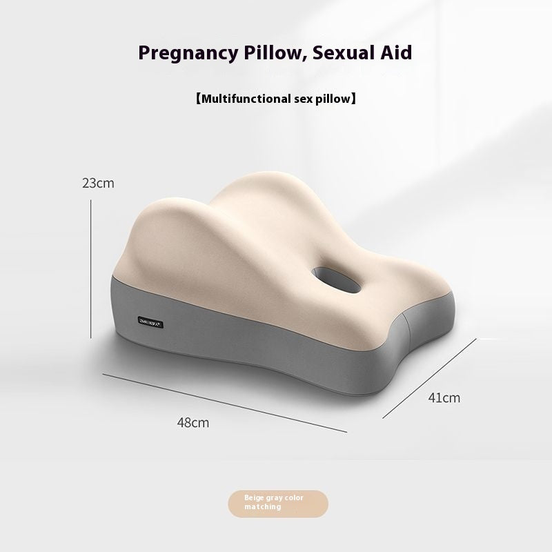 Memory Foam Multifunction Pillow – Hip Support Bedside Cushion & Face Down Sleep Sofa Pillow
