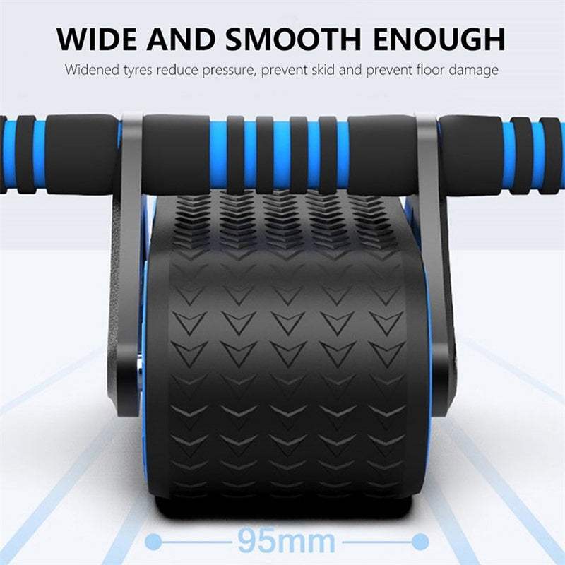 Ultimate Ab Roller: Automatic Rebound Wheel for Intense Core Workout & Abs Training at Home - Shofora Store