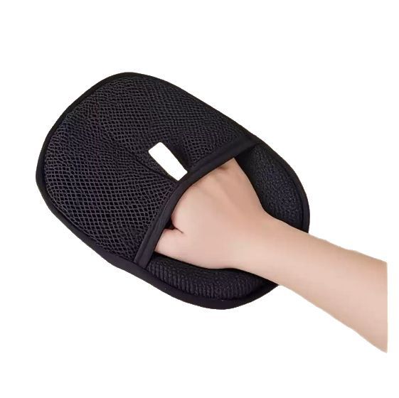 Pet Hair Remover Glove – Deshedding Brush Mitt for Dogs, Cats & Rabbits – Grooming Glove for Long, Short & Curly Hair