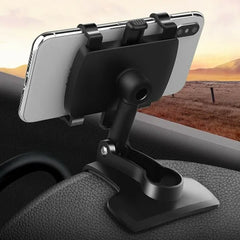 Universal Car Phone Holder – Dashboard Mount Clip Cradle Stand for GPS & Mobile Devices (4–7")