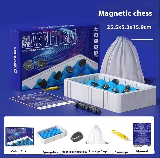 Magnetic Effect Double Board Game – Logic Thinking Training Puzzle for Kids – Magnetic Battle Chess Toy - Shofora Store