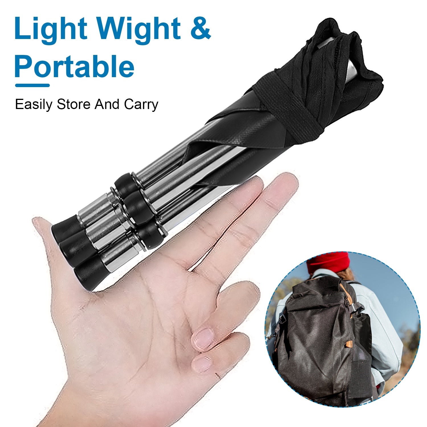 Portable Folding Chair – Lightweight Camping Stool with Carry Bag for Hiking, Fishing & Outdoor Adventures