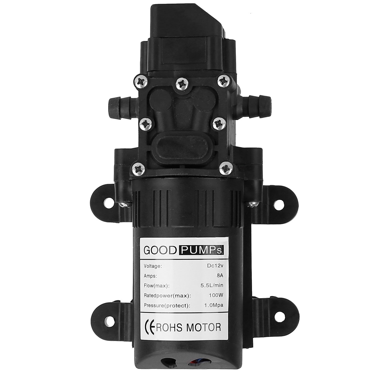 12V Water Pump – 130PSI Self Priming Diaphragm Sprayer for RV, Camper, Marine, and Garden Use