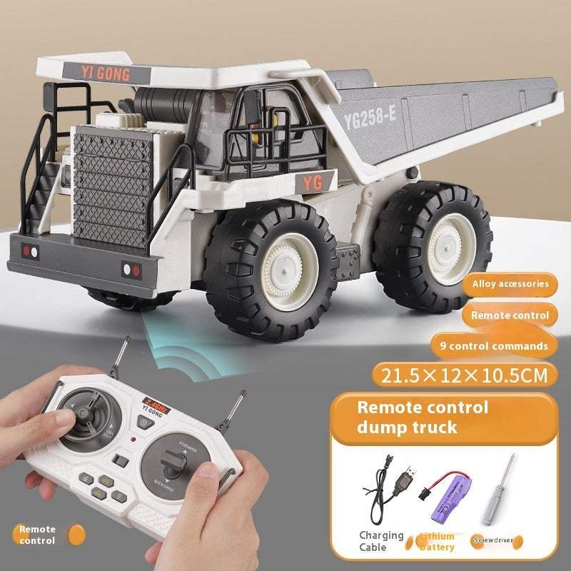 Kids Ride-On Excavator Toy – Remote Control Construction Vehicle for Toddlers – Engineering Car Toy for 4–6 Years Old - Shofora Store